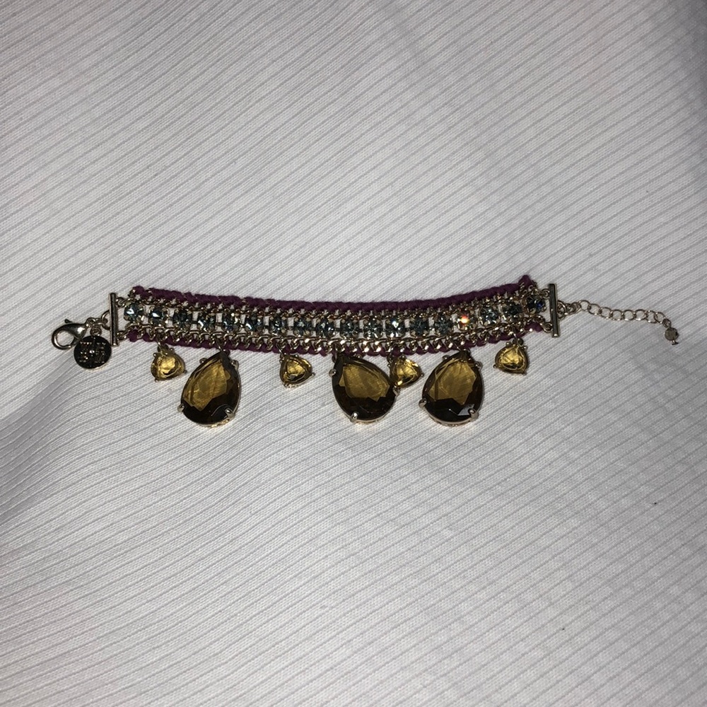 White House Black Market Rhinestone Bracelet
